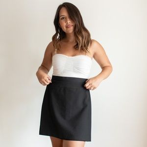 Petite Black mini skirt